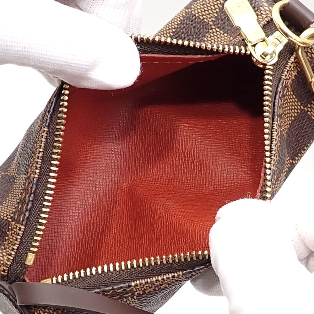 Louis Vuitton Handbag Damier Ebene Papillon 30 Women's N51303 Cylindrical - Picture 4 of 8